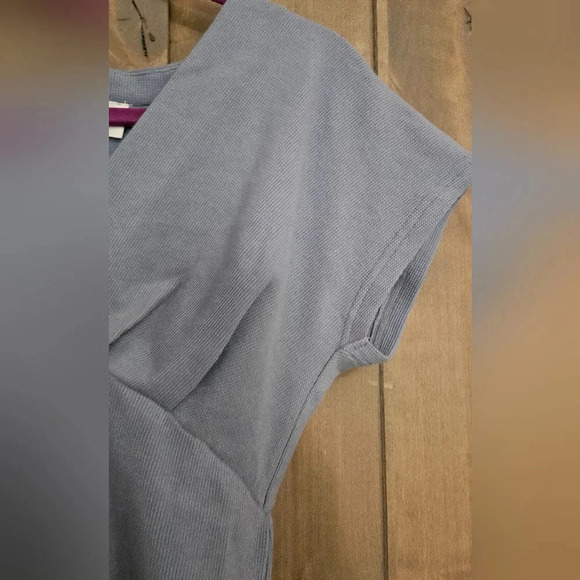 HEYSON Flatter Me Thermal V-Neck Bodysuit -Misty blue size small. NWT - Picture 8 of 13